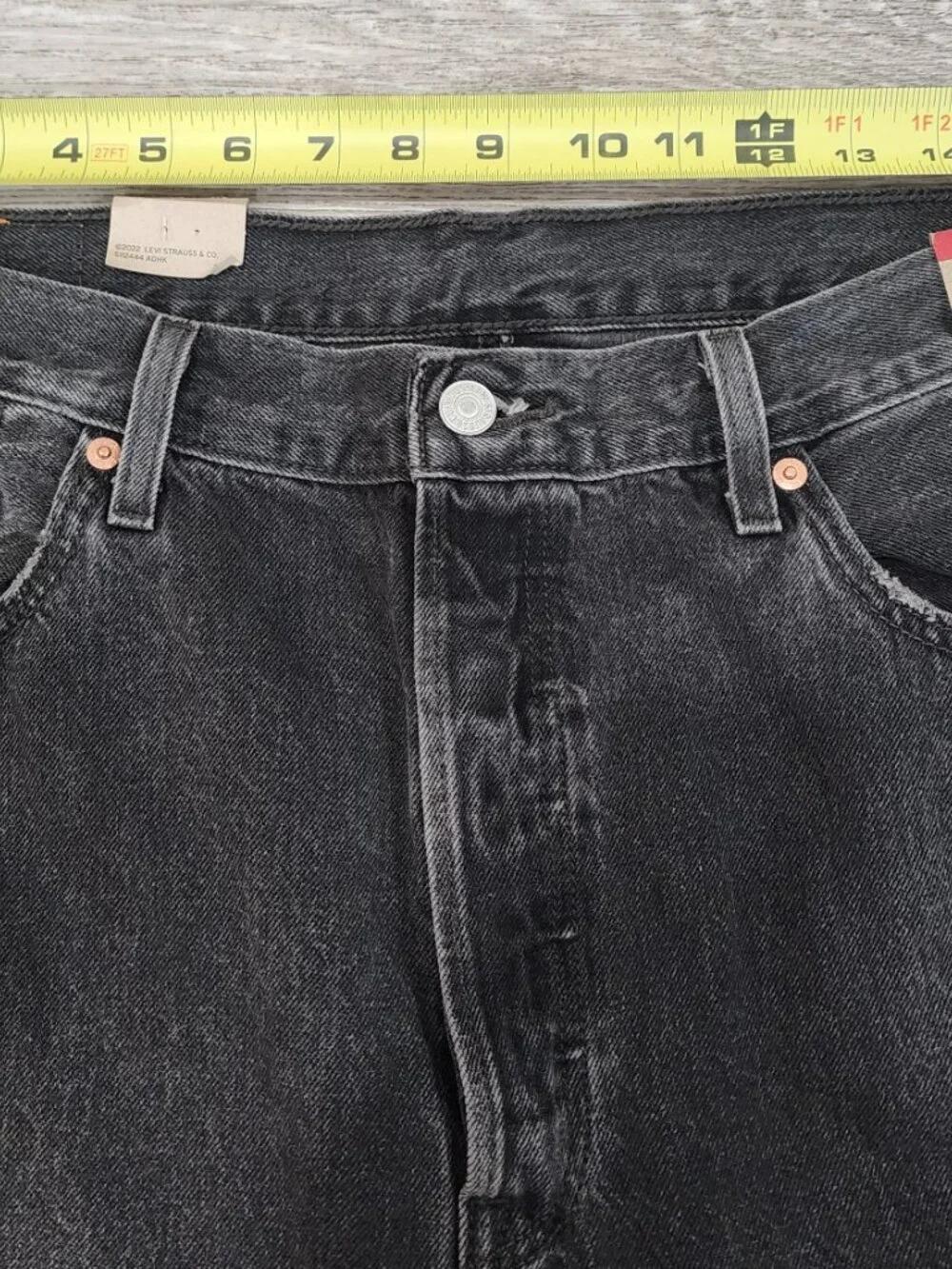 Levi's 501 Original Denim Jeans Straight Leg Button Fly Men's W34 L30 Cotton NWT